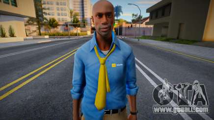 Louis of Left 4 Dead (WaMu Clerk) for GTA San Andreas