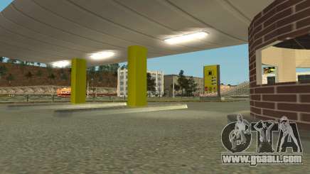 Petrol station in the city of Yuzhny GTA Criminal Russia for GTA San Andreas