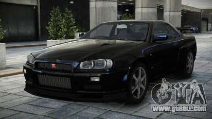 Nissan Skyline R34 GT-R V-Spec II Nur for GTA 4