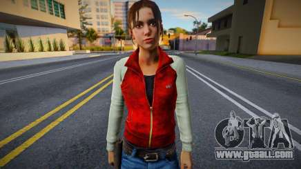 Zoe in red and gray clothes from Left 4 Dead for GTA San Andreas