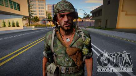 American Soldier from CoD WaW v11 for GTA San Andreas