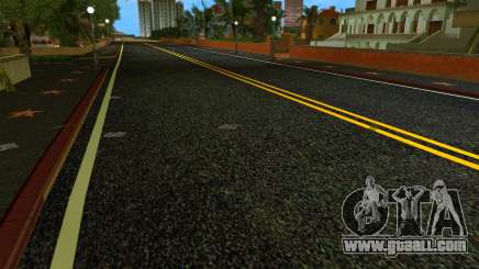 Starfish Island Roads and Pave Re-textures for GTA Vice City