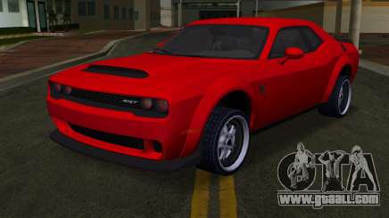 Dodge Challenger SRT Demon 17 for GTA Vice City