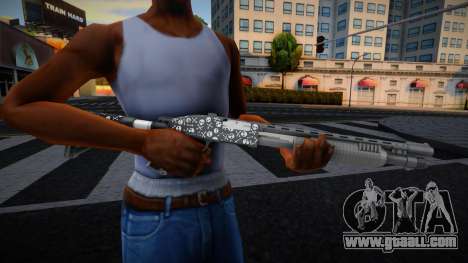 Pump Shotgun (Bones Finish) v1 for GTA San Andreas