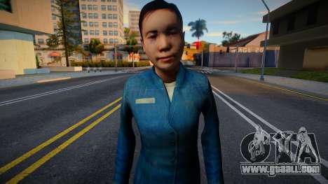 FeMale Citizen from Half-Life 2 v4 for GTA San Andreas