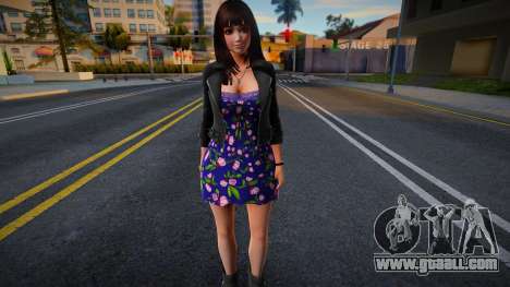 DOA Naotora Li - Jacket Dress Flower v1 for GTA San Andreas