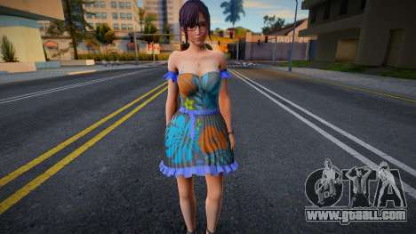 DOAXVV Nagisa - Naked Summer Dress for GTA San Andreas