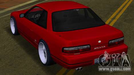 Nissan Silvia S13 Ks On Custom Wheels for GTA Vice City