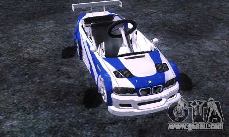 Go Kart Bmw M3 Gtr for GTA San Andreas