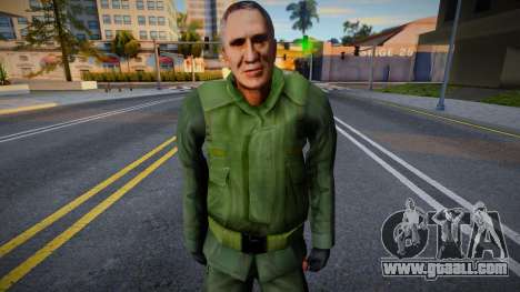 Captain Vance from Half-Life 2 Beta for GTA San Andreas