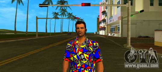 Shirt with patterns v4 for GTA Vice City