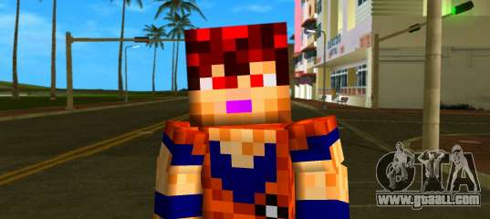 Steve Body Super Sayan for GTA Vice City