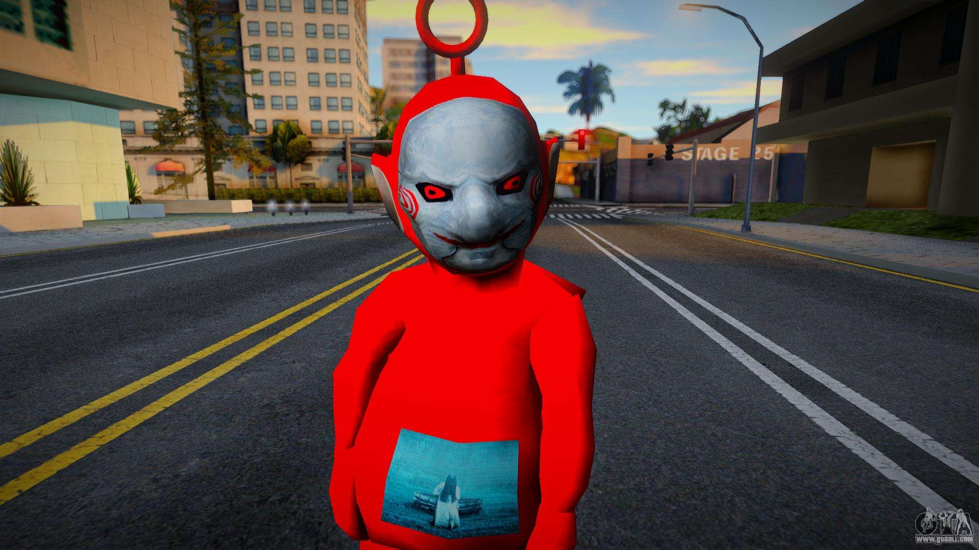 Download Teletubby from the game Slendytubbies for GTA San Andreas (iOS,  Android)