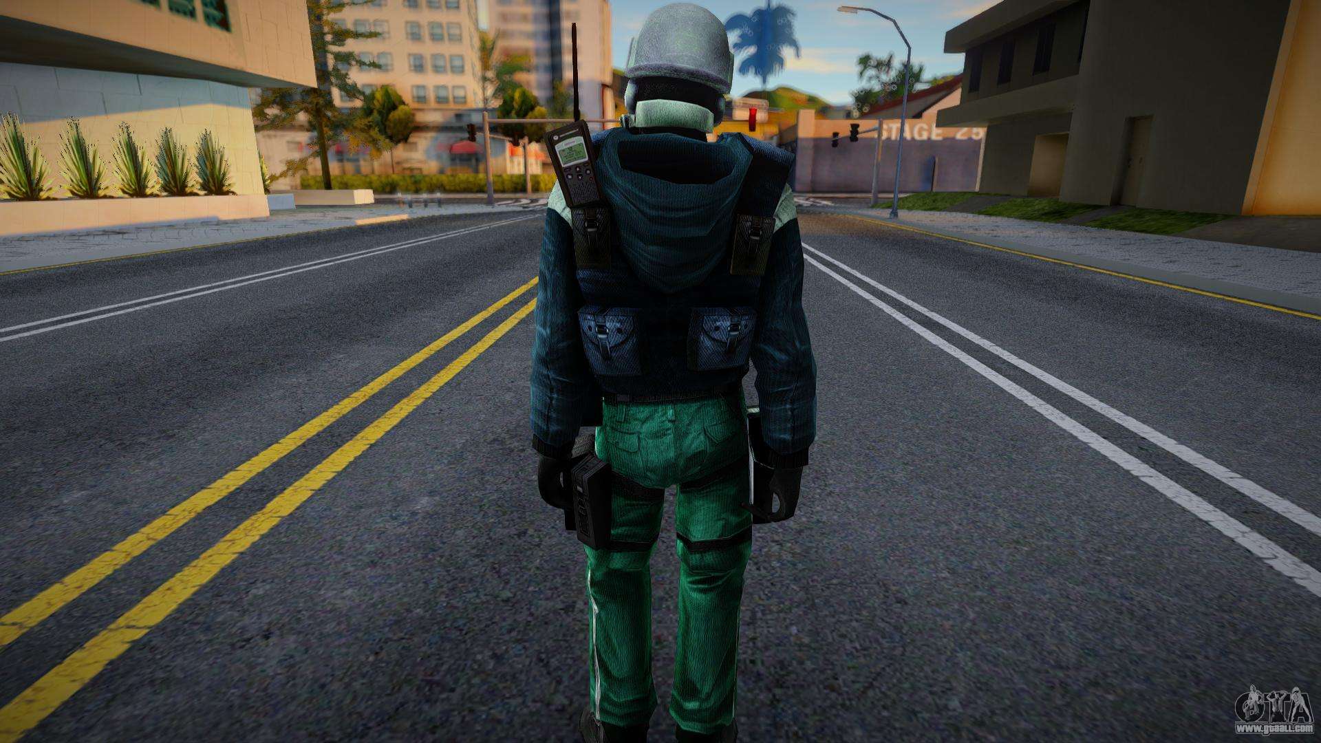 SAS (HL2 Metro Cop) from Counter-Strike Source for GTA San Andreas