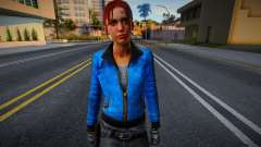 Zoe (Blue Leather) from Left 4 Dead for GTA San Andreas