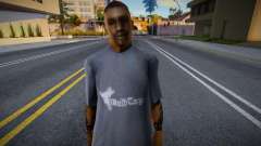 African-American man in grey T-shirt for GTA San Andreas
