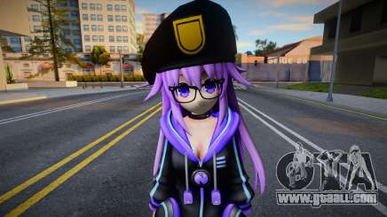 Nepped Waifu (Custom Neptunia Skin) for GTA San Andreas