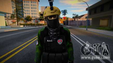 Venezuelan soldier from DEL BAE V1 for GTA San Andreas