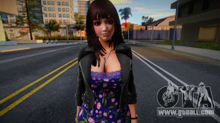 DOA Naotora Li - Jacket Dress Flower v1 for GTA San Andreas