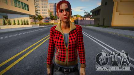 Zoe (Red Plaid Coat) from Left 4 Dead for GTA San Andreas