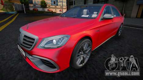 Mercedes-Benz S63 AMG (Holiday) for GTA San Andreas
