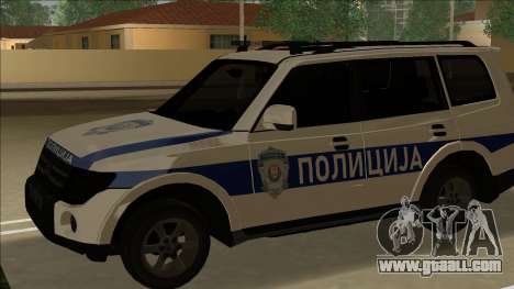 Serbian Police Mitsubishi Pajero for GTA Vice City