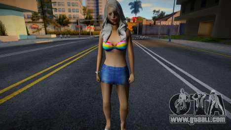 Girl in plain clothes v8 for GTA San Andreas