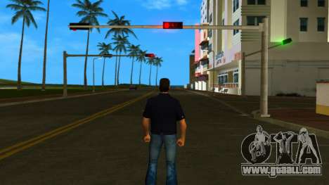 Tommy in black T-shirt for GTA Vice City