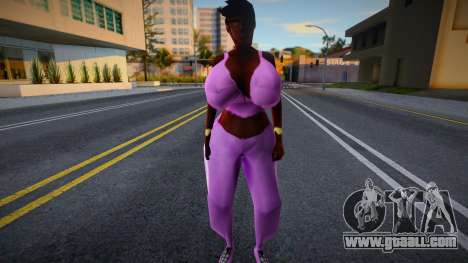 Thicc Female Mod - Gym Outfit for GTA San Andreas