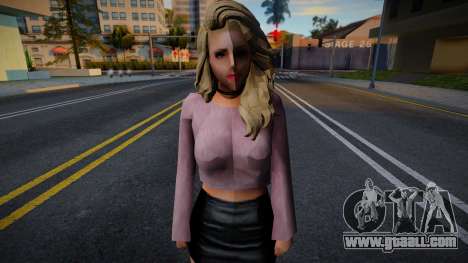 Girl in plain clothes v4 for GTA San Andreas