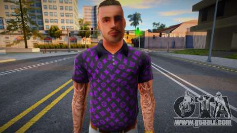 Young man with tattoos for GTA San Andreas