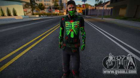 Ellis (Skeleton Green Version) from Left 4 Dead  for GTA San Andreas
