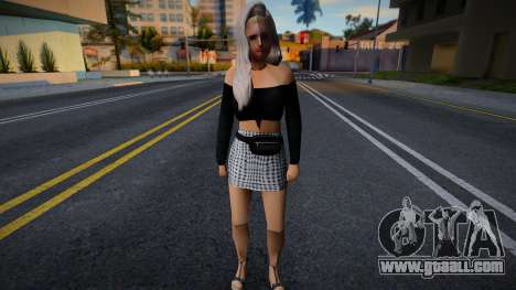 Girl in plain clothes v9 for GTA San Andreas
