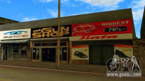 New Shops v2 for GTA Vice City