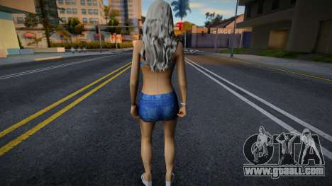 Girl in plain clothes v8 for GTA San Andreas