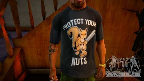 Protect Your Nuts Shirt Mod for GTA San Andreas