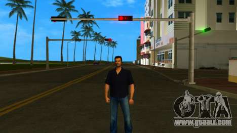 Tommy in black T-shirt for GTA Vice City