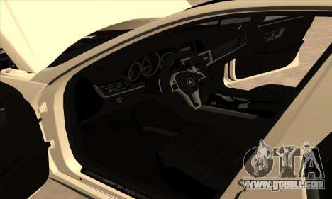 Mercedes-Benz E63 AMG 4matic White for GTA San Andreas