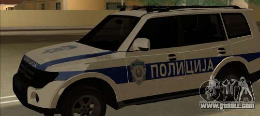 Serbian Police Mitsubishi Pajero for GTA Vice City