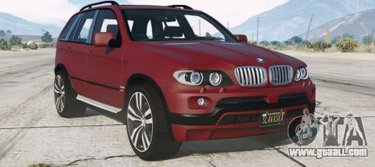 BMW X5 4.8is (E53) 2004〡add-on for GTA 5