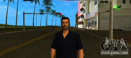 Tommy in black T-shirt for GTA Vice City