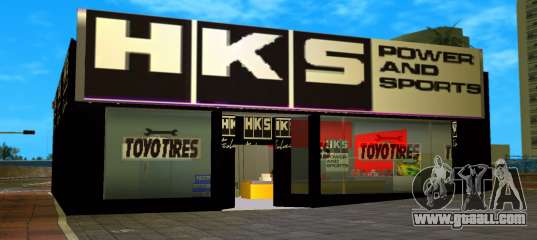 HKS Tuning Shop v2.0 for GTA Vice City