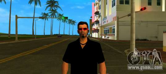 Tommy with glasses and a goatee for GTA Vice City