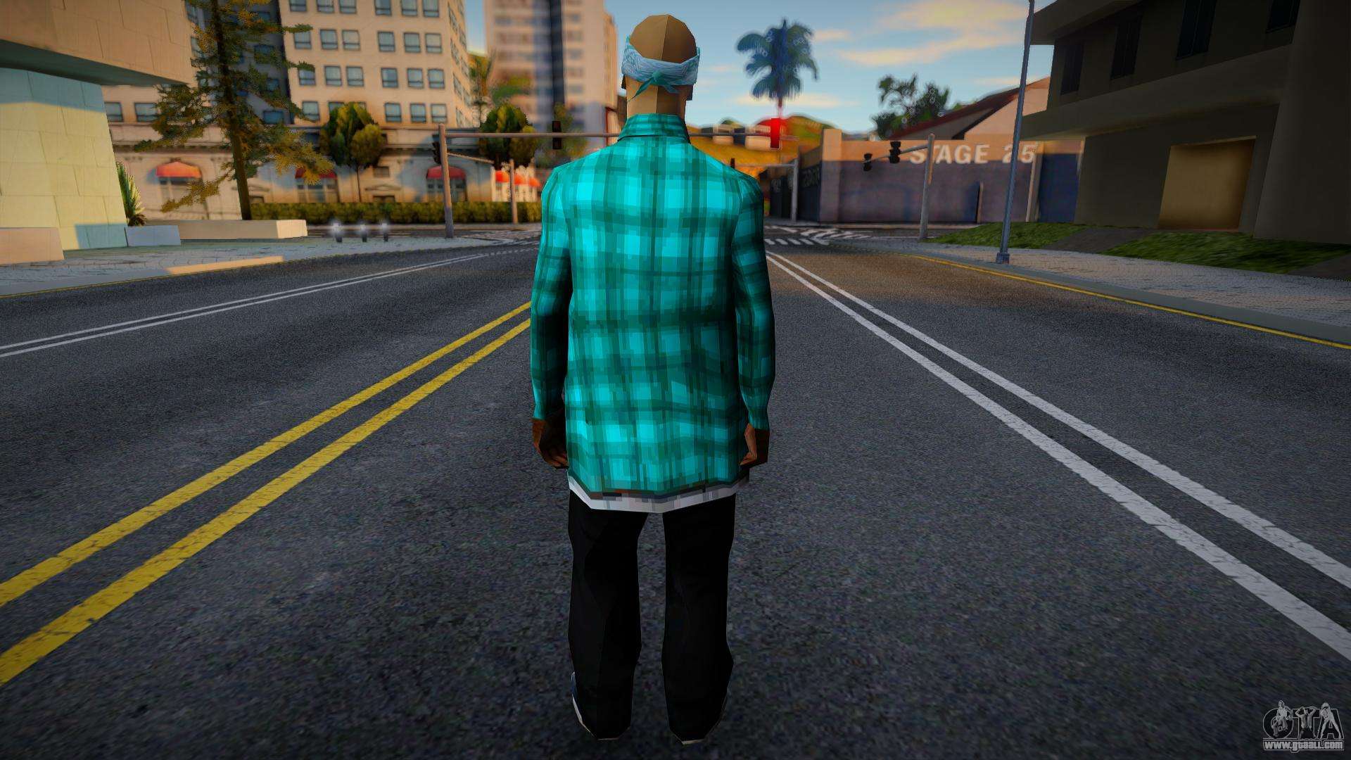 New Rifa Gang Skin v1 for GTA San Andreas