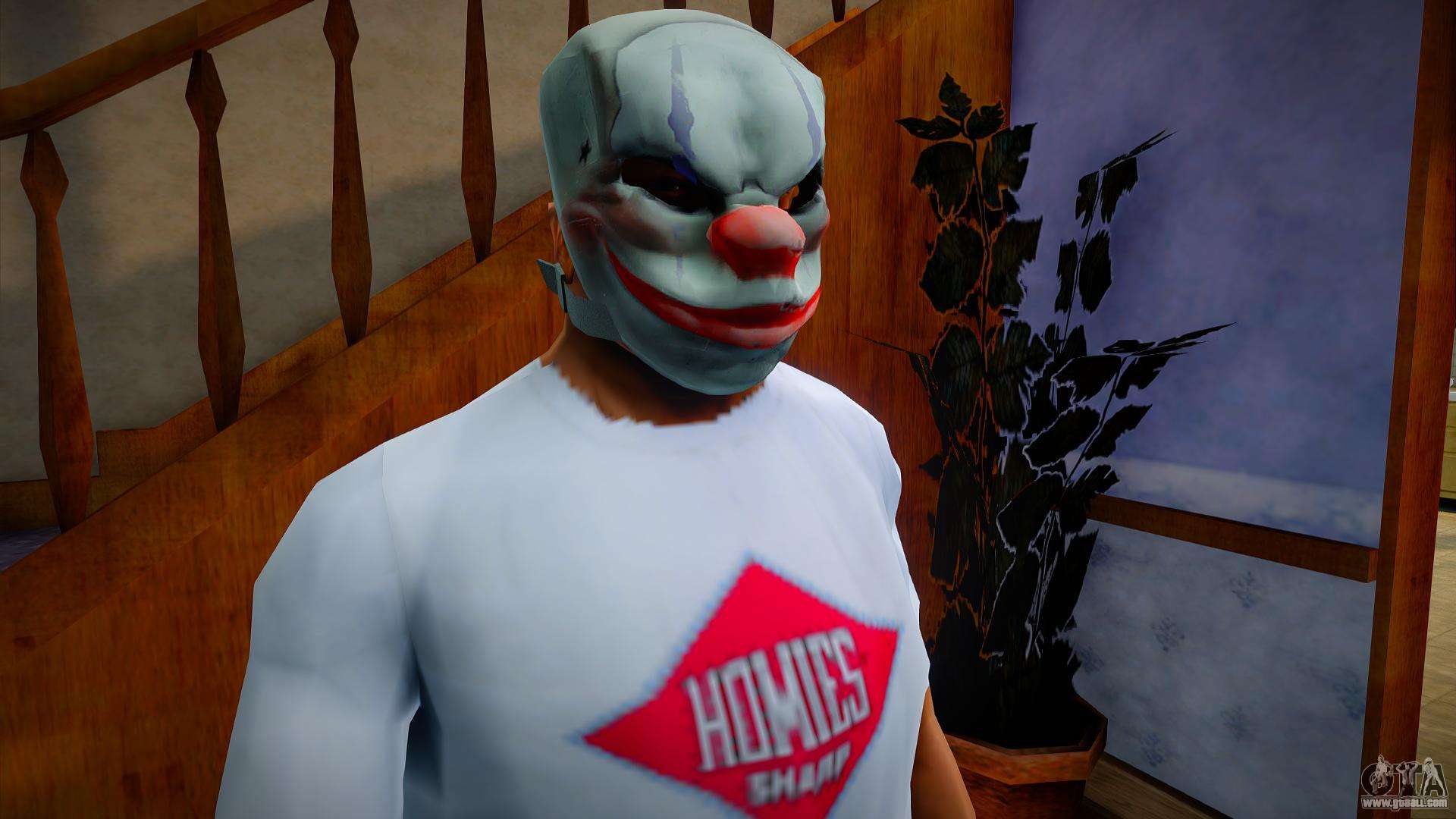 Mask from Payday: The Heist v4 for GTA San Andreas