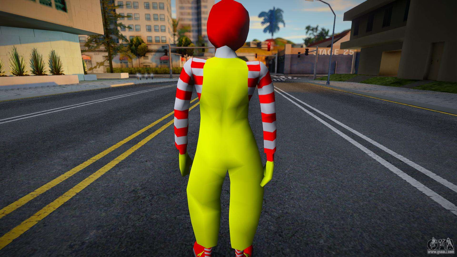 Filipino Ronald McDonald For GTA San Andreas Filipino Ronald McDonald For GTA San Andreas