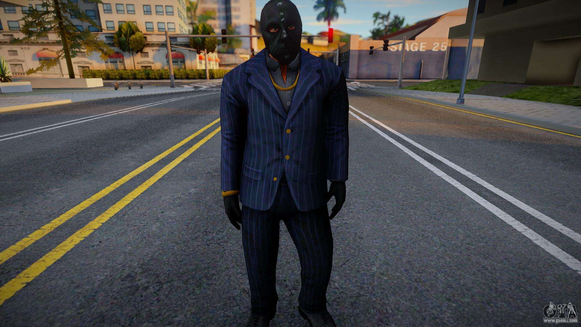 Black Mask Thugs from Arkham Origins Mobile v3 for GTA San Andreas