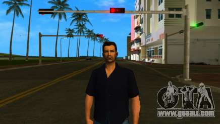 Tommy in black T-shirt for GTA Vice City