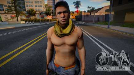 Left 4 Dead 2 Ellis Shirtless for GTA San Andreas