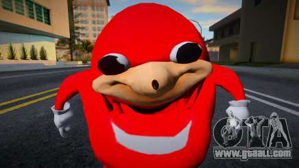 Ugandan Knuckles [Red] for GTA San Andreas